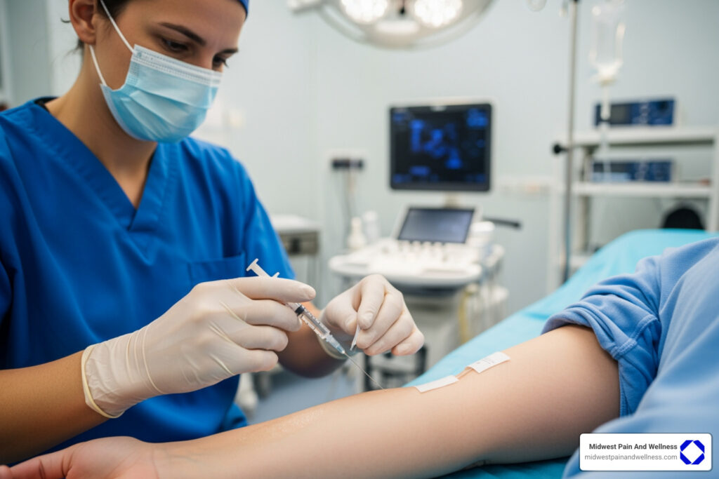 Nerve block for pain