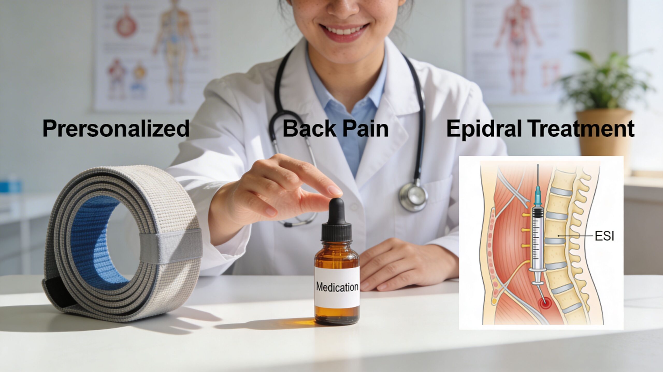 epidural steroid injection for back pain back pain treatment scaled That is where an epidural steroid injection for back pain can make sense. It is not a last resort, and it is not the same as surgery. It sits in the middle ground between basic conservative care and a more invasive spine procedure. For the right patient, that middle ground matters. It can calm an irritated spinal nerve, reduce pain enough to move again, and create a real opportunity to rebuild function. Epidural Steroid Injection for Back Pain Relief A healthcare professional prepares medication near a rolled support belt and an anatomical diagram of an epidural injection.