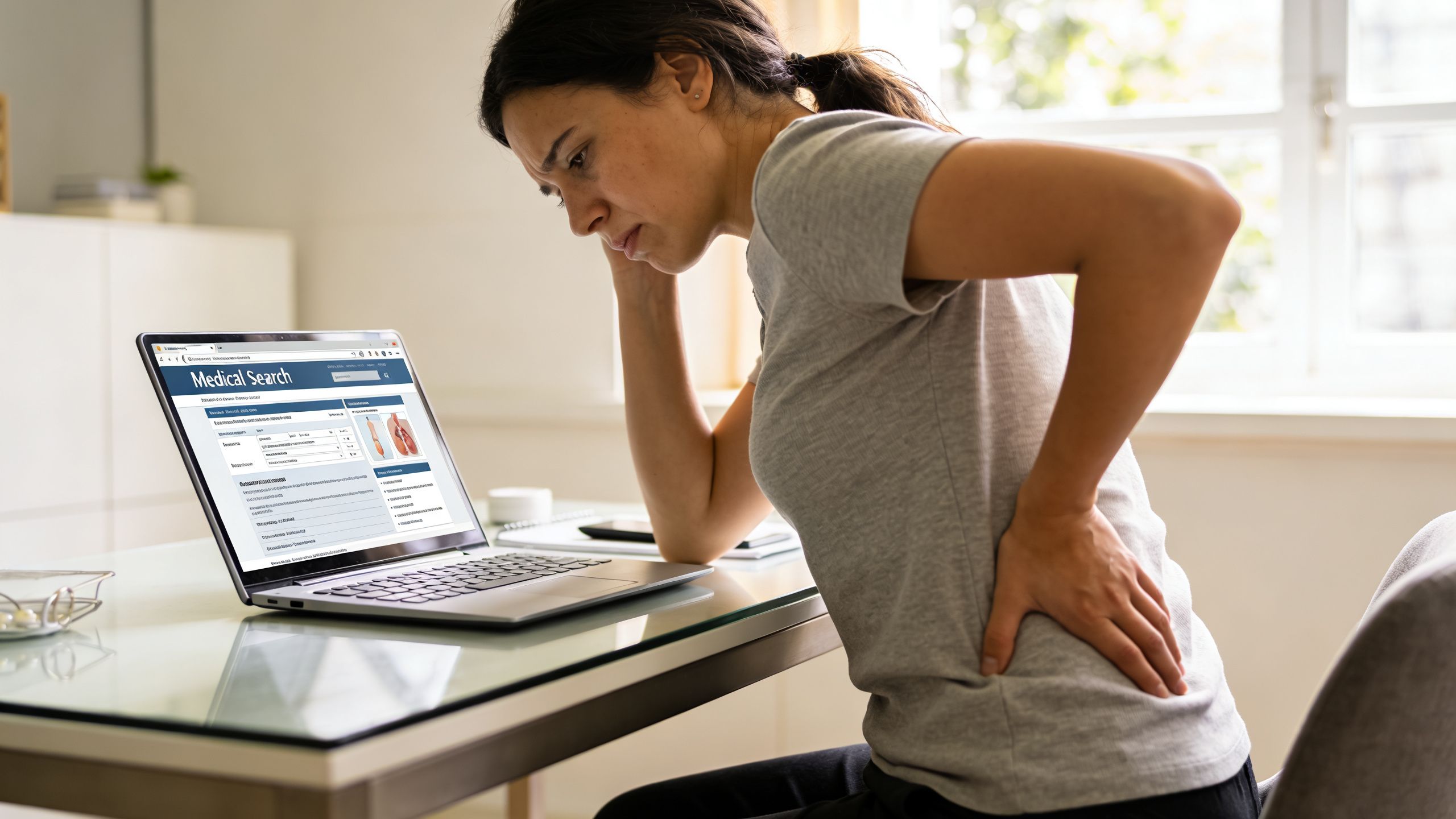 how to find a specialist doctor back pain If you're asking “How to find a specialist doctor?” for chronic pain, begin with three channels at the same time: professional referrals, insurance filtering, and targeted local search. That combination gives you a workable list without relying on whichever website happens to rank first. How to Find a Specialist Doctor? A Chicago Guide A woman experiencing back pain while searching for medical information on her laptop at a desk.