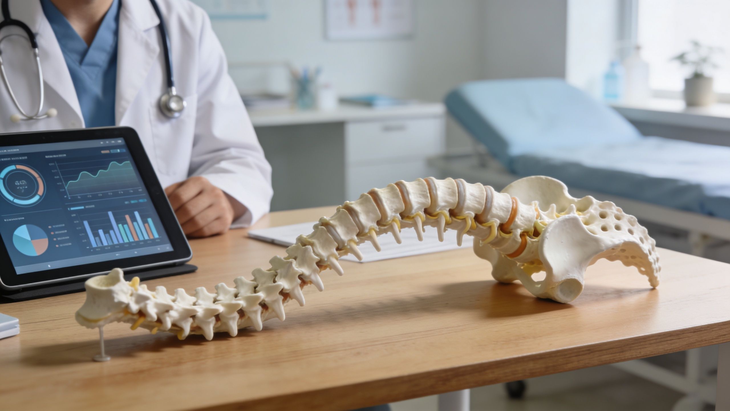 how to get back pain relief spine model The right question usually isn't just “how to get back pain relief.” It's “what should I try first, what should I avoid, and when is it time to get a diagnosis?” Good care starts with the least invasive options that improve function, then moves toward targeted treatment when the pain pattern, exam, and imaging point in a specific direction. How to Get Back Pain Relief: From Home Care to Expert Help A doctor in a white coat with a stethoscope reviews spinal data on a digital tablet near a model.
