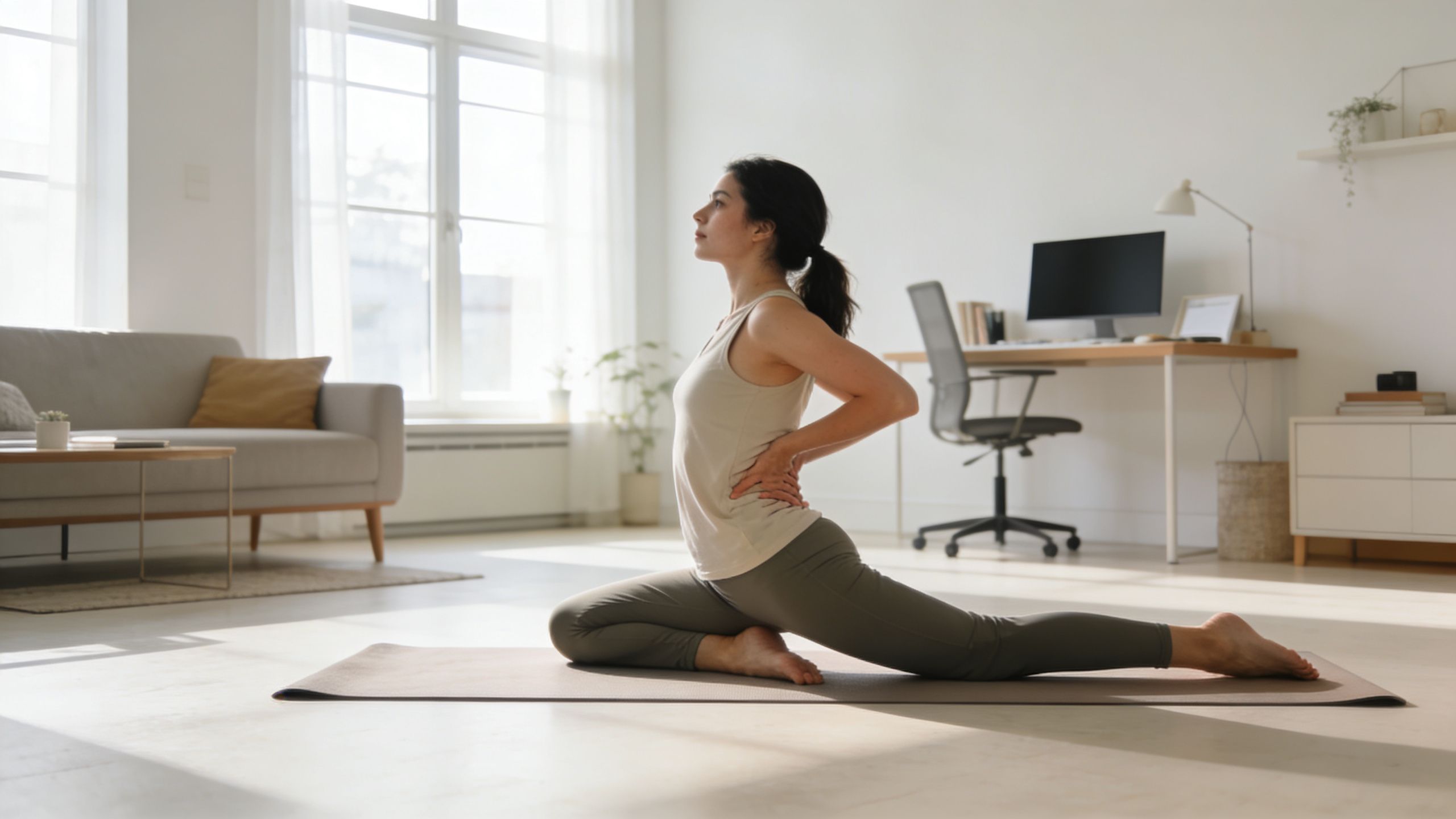 how to get back pain relief yoga stretching The right question usually isn't just “how to get back pain relief.” It's “what should I try first, what should I avoid, and when is it time to get a diagnosis?” Good care starts with the least invasive options that improve function, then moves toward targeted treatment when the pain pattern, exam, and imaging point in a specific direction. How to Get Back Pain Relief: From Home Care to Expert Help A young woman performing a pigeon yoga pose on a mat to help with back pain relief.