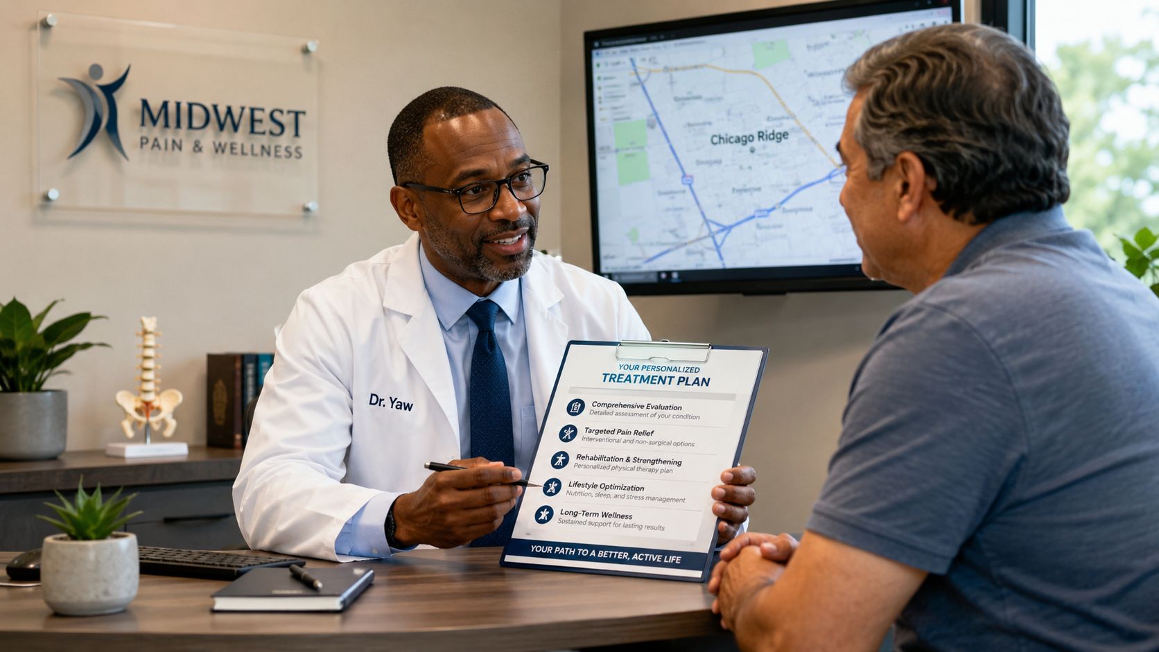 post laminectomy syndrome treatment patient consultation Post laminectomy syndrome treatment works best when it follows a sequence. First, identify the current pain generator. Second, match the treatment to that generator. Third, escalate only when simpler measures haven't done enough. Post Laminectomy Syndrome Treatment: A Guide to Relief A doctor explaining a personalized treatment plan to a patient in a medical office setting.