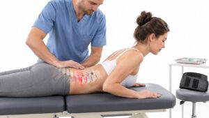 herniated disc treatment without surgery chiropractic care Learn about how our practice can help you with your pain & wellness needs Blog Illustration or clinical view representing non-surgical herniated disc treatment options